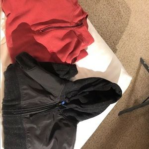 NEW IZOD Relaxed Pullover Jacket Red XL - + extra